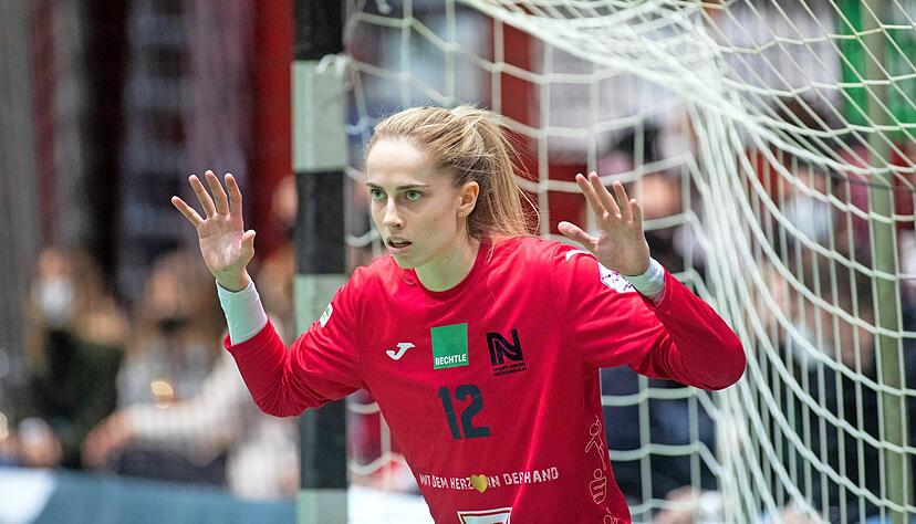 Wacher Blick, schnelle Hände: Sarah Wachter ist im Neckarsulmer Tor aktuell nur sehr schwer zu überwinden. Wacher Blick, schnelle Hände: Sarah Wachter ist im Neckarsulmer Tor aktuell nur sehr schwer zu überwinden.