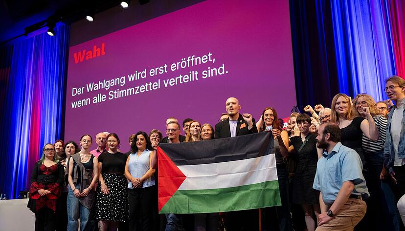 Auch der Gaza-Krieg war ein Thema bei der Linken-Wahlversammlung. Auch der Gaza-Krieg war ein Thema bei der Linken-Wahlversammlung.