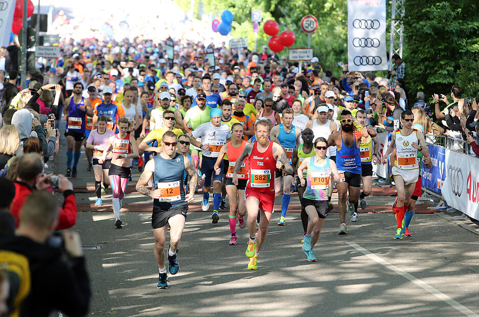 Start zum Trollinger Marathon 2018
