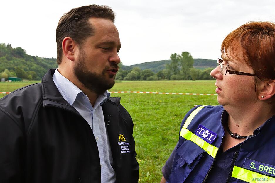 Die Minister Bonde und Untersteller in Krautheim