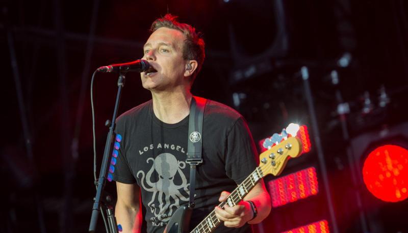 Der Bassist und Sänger der Band «Blink-182», Mark Hoppus (2017). Der Bassist und Sänger der Band «Blink-182», Mark Hoppus (2017).