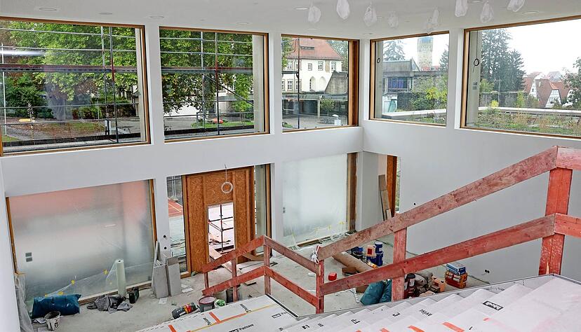 Das Hohenstaufen-Gymnasium Bad Wimpfen wird derzeit saniert.