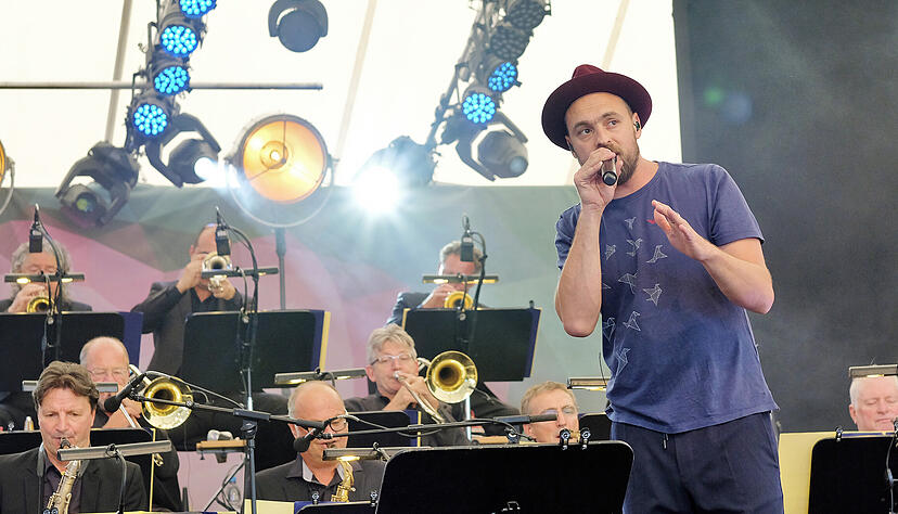 Max Mutzke und SWR Big Band auf der Buga Max Mutzke und SWR Big Band auf der Buga