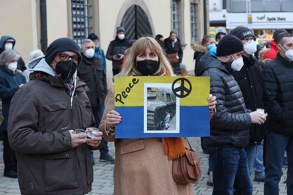 Neckarsulm demonstriert für den Frieden in der Ukraine