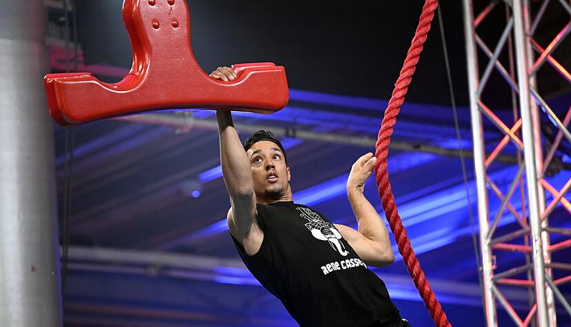 René Casselly absolvierte den ersten Parcours der Finalsendung von "Ninja Warrior Germany" nahezu mühelos.