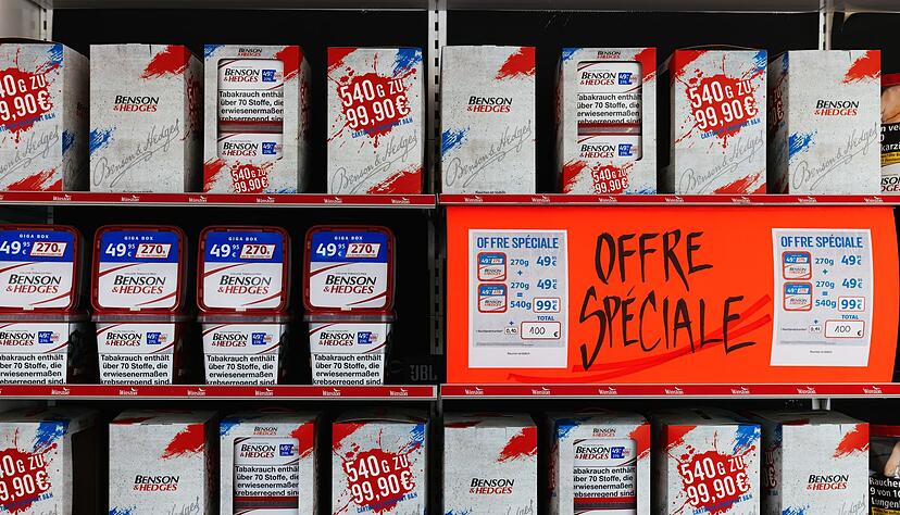 Der Tabaktourismus l&ouml;st im Elsass Unmut bei H&auml;ndlern aus.