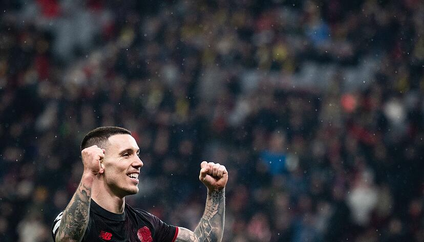 Bayer und Alejandro Grimaldo d&uuml;rfen jubeln.