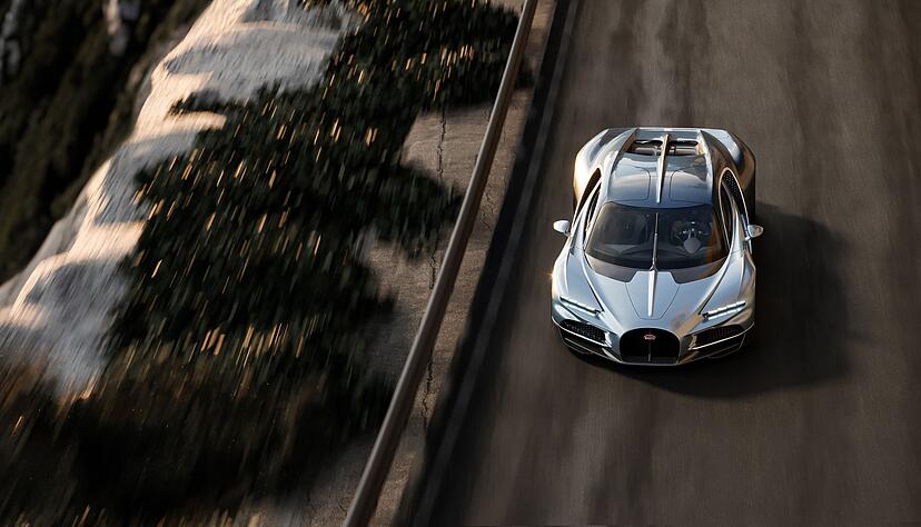 Luxuri&ouml;ser Wirbelwind: Der Bugatti Tourbillon soll 2026 in einer Auflage von 250 Exemplaren zu Preisen ab 4,5 Millionen Euro an den Start gehen.
