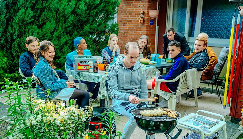 Die "Discounter" beim Grillfest. Die "Discounter" beim Grillfest.