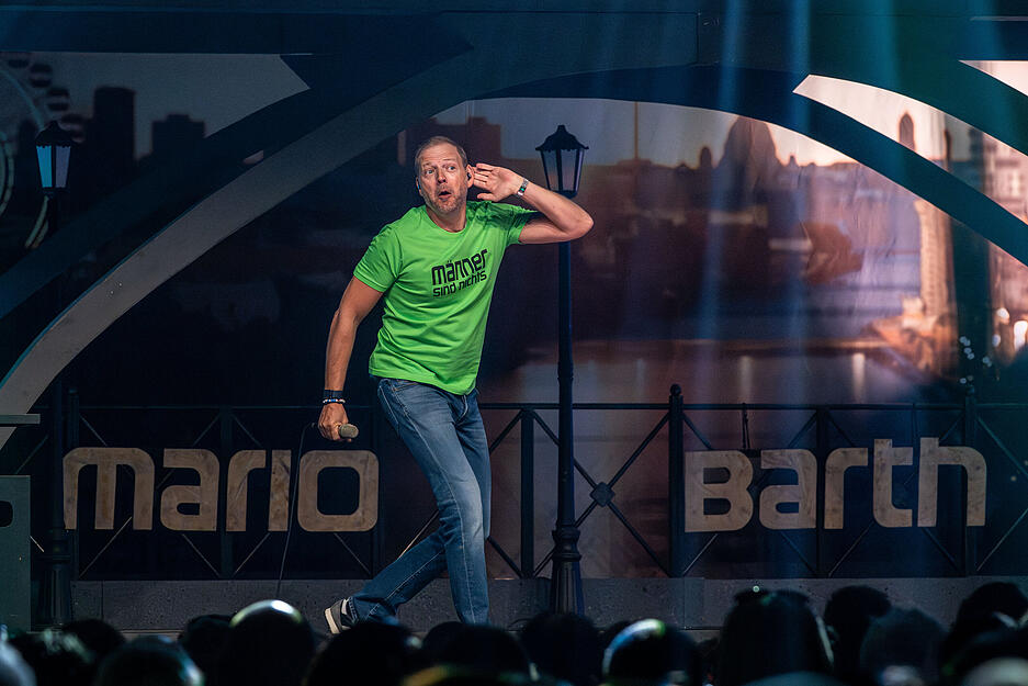 Mario Barth war am Samstagabend zu Gast in Heilbronn. Mario Barth war am Samstagabend zu Gast in Heilbronn.