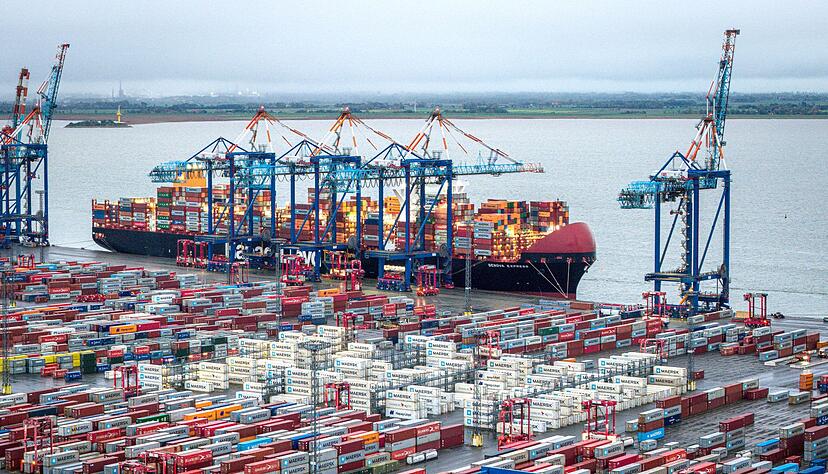 &Uuml;ber Bremerhaven geht ein guter Teil der deutschen Exporte (Archivbild)
