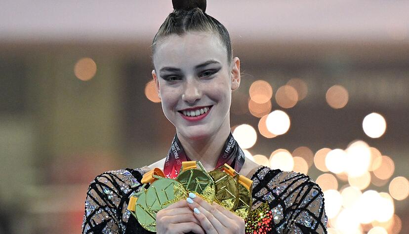 Erst bei den deutschen Meisterschaften, nun auch bei der WM: Darja Varfolomeev hat fünf Mal Gold gewonnen.