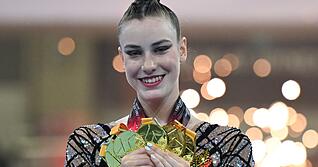 Erst bei den deutschen Meisterschaften, nun auch bei der WM: Darja Varfolomeev hat fünf Mal Gold gewonnen.