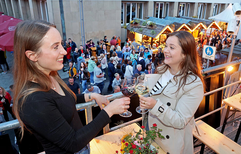 50. Heilbronner Weindorf am Freitagabend