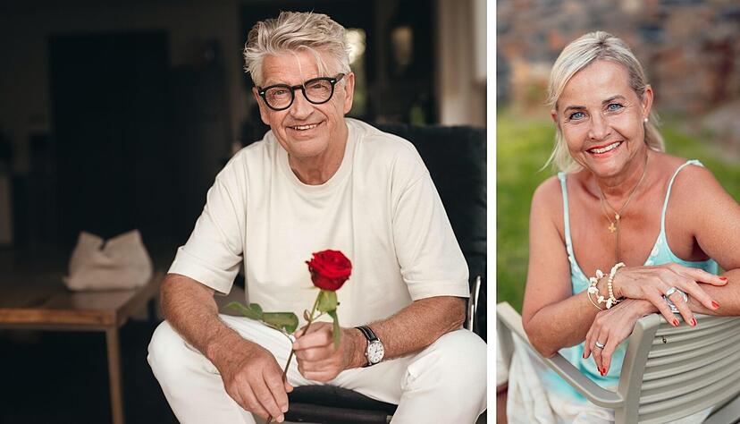 Der "Golden Bachelor Franz Stärk und Susanne Krämer.