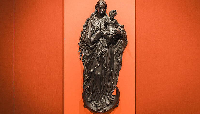 Um 1600 schuf der niederl&auml;ndisch-deutsche Bildhauer Hubert Gerhard diese &bdquo;Madonna mit Kind&ldquo;. Aus nicht genanntem Privatbesitz und zu einer nicht genannten Summe hat die Sammlung W&uuml;rth die Bronzeplastik erworben.