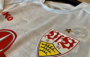 Die Linien im  Vereinswappen des VfB geben Hinweise auf die Historie