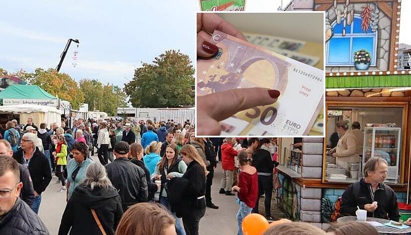Laut Polizei wurde an mehreren Ständen auf den Muswiesen mit falschen Fünfzigern bezahlt. Laut Polizei wurde an mehreren Ständen auf den Muswiesen mit falschen Fünfzigern bezahlt.