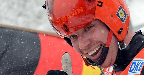 Felix Loch gewann die erstmals ausgetragene Sprint-Disziplin bei einer WM. Foto: Caroline Seidel