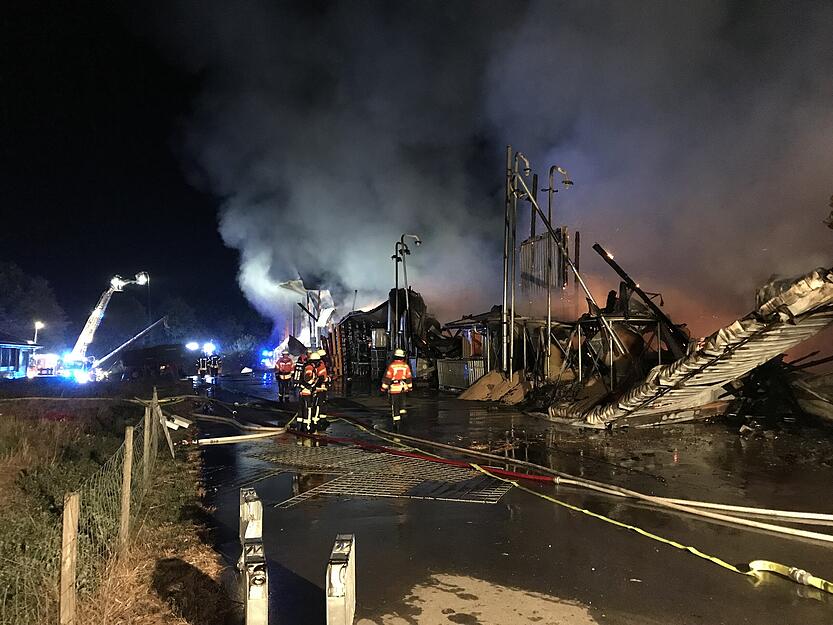 Großbrand in Kirchardt Großbrand in Kirchardt