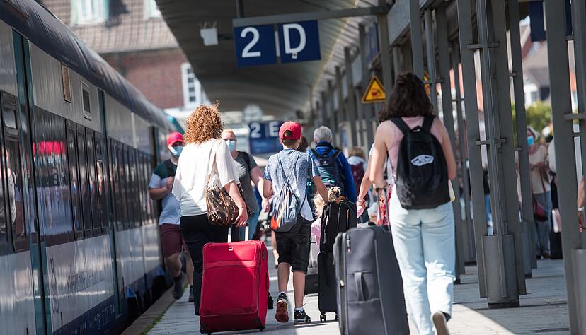 Pro Fahrgast ein größeres Gepäckstück, so schreibt es zumindest die Bahn vor.