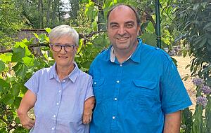 Heidi Nowak und Martin Schmelcher leiten Trauergruppen des Hospizvereins Bad Friedrichshall und Umgebung, die jetzt wieder starten.
Foto: Katharina M&uuml;ller