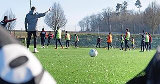 Nicht über- aber gut gefüllt war der Kunstrasen der Hollenbacher Jako Arena beim Trainingsauftakt des Oberligisten. Nicht über- aber gut gefüllt war der Kunstrasen der Hollenbacher Jako Arena beim Trainingsauftakt des Oberligisten.