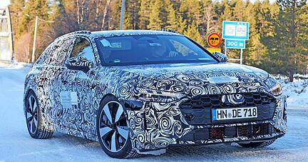 Im Frühjahr 2024 startet am Standort Neckarsulm die Produktion des neuen A5 Avant. Derzeit wird er noch stark getarnt in Schweden getestet.