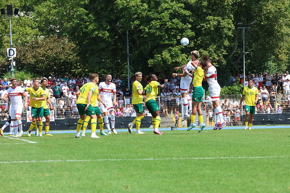 VfB Stuttgart vs. Fortuna Sittard, Frankenstadion Heilbronn.