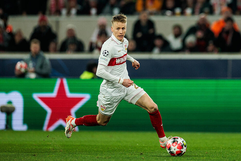 Chris Führich: Offensiv der aktivste VfB-Spieler. Hatte auch im ersten Durchgang ein, zwei Chancen. Eine davon hätte fast sitzen müssen gegen PSG. Führich blieb auffällig und sorgte in der Schlussphase quasi für das 1:4. Note: 2,5