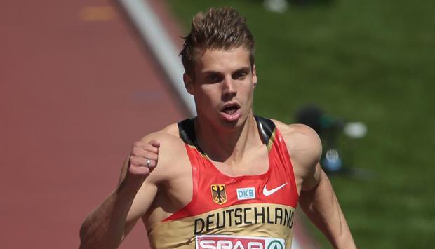 Sprinter Julian Reus ist derzeit in blendender Form. Foto: Michael Kappeler