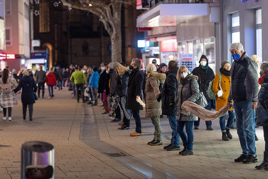 Corona-Gegendemo in Heilbronn