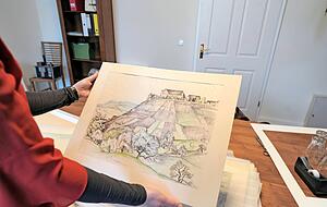 Burg Stettenfels gehörte eine zeitlang dem Schuhfabrikanten ("Salamander") Siegfried Levi. Am 3. September werden dort Bilder aus seinem Besitz gezeigt.