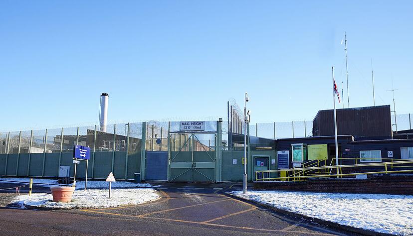 Das Gef&auml;ngnis Huntercombe in England. (Archivbild)