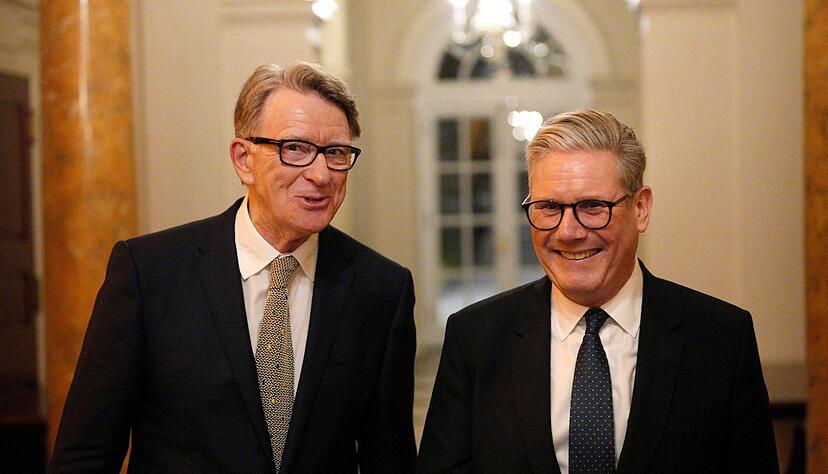 Die Kontakte von Ex-Botschafter Mandelson zu Epstein brachten Keir Starmer ins Wanken. (Archivfoto) Die Kontakte von Ex-Botschafter Mandelson zu Epstein brachten Keir Starmer ins Wanken. (Archivfoto)