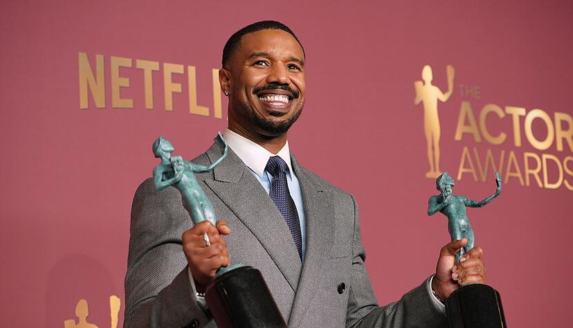 Michael B. Jordan ist mit seiner Doppelrolle in &laquo;Sinners&raquo; im Oscar-Rennen. (Archivbild)