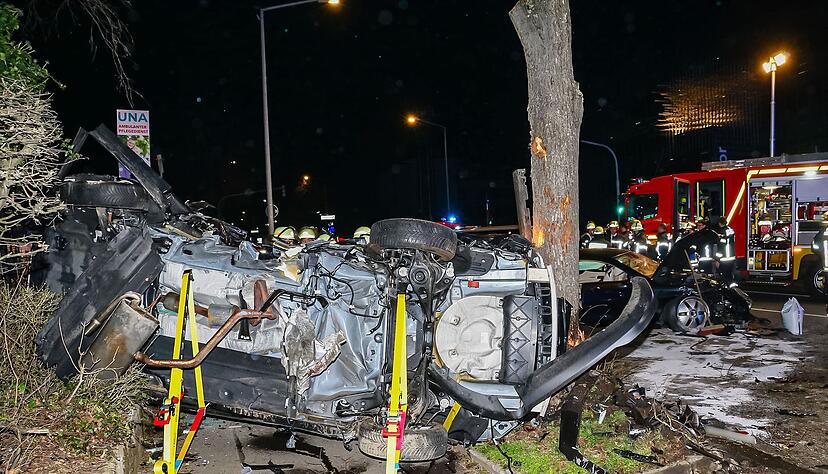 Die beiden Insassinnen erlagen noch am Unfallort ihren schweren Verletzungen. Die beiden Insassinnen erlagen noch am Unfallort ihren schweren Verletzungen.