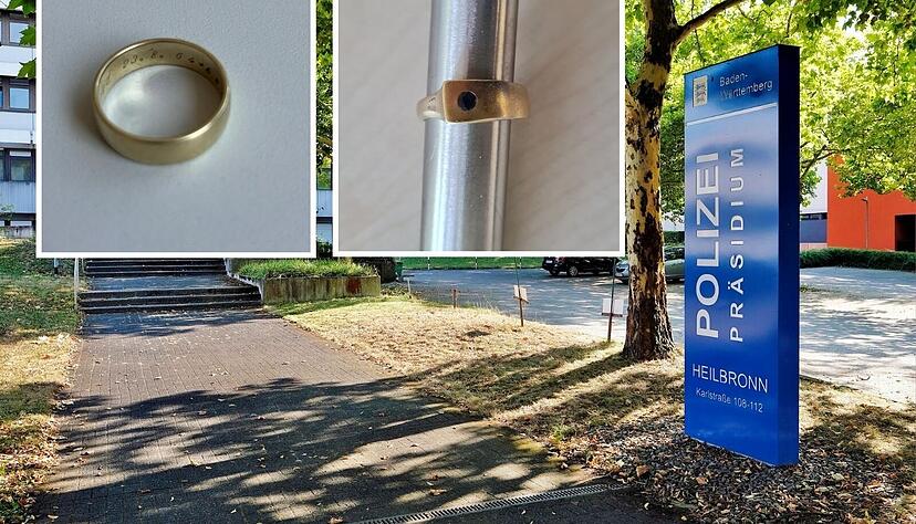 Die Polizei sucht Besitzer zweier Ringe: Es handelt sich um einen Goldring mit der Innengravur "Gertrud 23.8.64 + 6.8.65" sowie um einen Goldring mit einem blauen Smaragd. Die Polizei sucht Besitzer zweier Ringe: Es handelt sich um einen Goldring mit der Innengravur "Gertrud 23.8.64 + 6.8.65" sowie um einen Goldring mit einem blauen Smaragd.