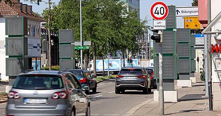 Auch ohne die neuen Luftfilter steht die Weinsberger Straße beim Reizgas Stickstoffdioxid aktuell gut da. Seit vier Monaten sind die Werte im grünen Bereich. 
Foto: Ralf Seidel