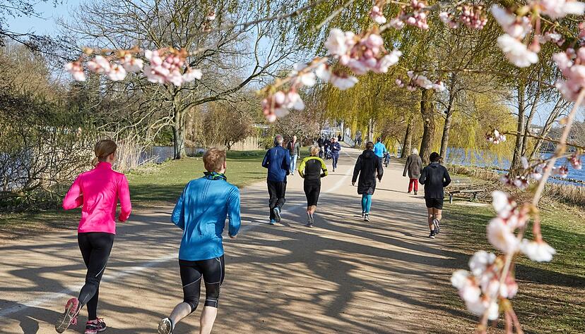 Heuschnupfen kann einem die Freude an der Joggingrunde ordentlich vermiesen. Bei starkem Pollenflug weicht man besser auf das Laufband im Fitnessstudio aus. Heuschnupfen kann einem die Freude an der Joggingrunde ordentlich vermiesen. Bei starkem Pollenflug weicht man besser auf das Laufband im Fitnessstudio aus.