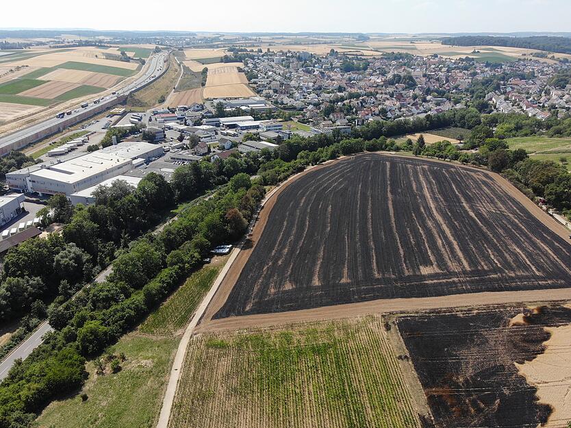 Flächenbrand bei Heilbronn