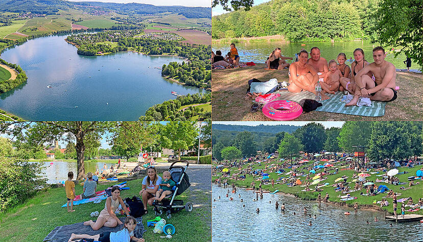 Die verschiedenen Badeseen der Region Heilbronn bieten im Sommer Abkühlung. Die verschiedenen Badeseen der Region Heilbronn bieten im Sommer Abkühlung.