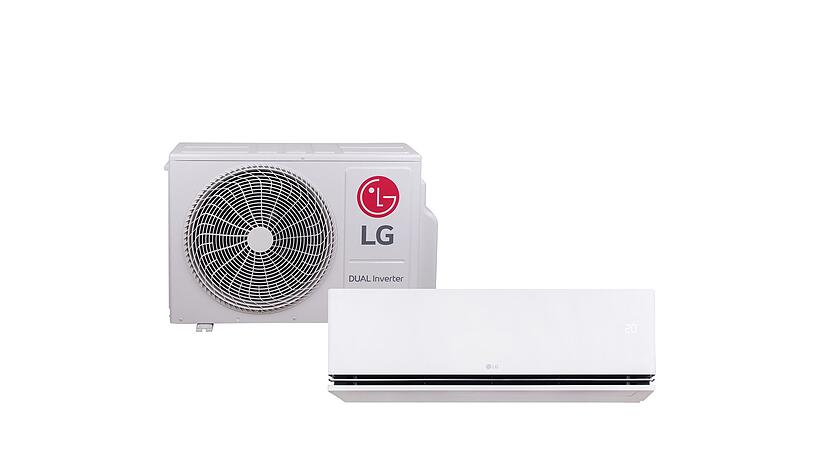 Preis-Leistungs-Tipp: Das Modell von LG überzeugte im Test als günstigstes «gutes» Gerät mit 3,5-kW-Kühlleistung. Preis-Leistungs-Tipp: Das Modell von LG überzeugte im Test als günstigstes «gutes» Gerät mit 3,5-kW-Kühlleistung.