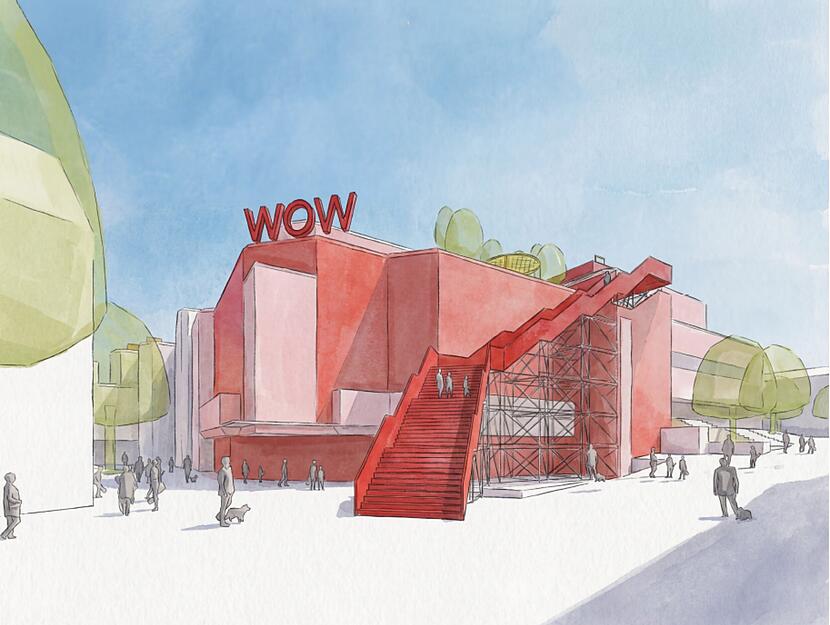 Aus dem Wollhaus soll das "WOW"-Haus werden.