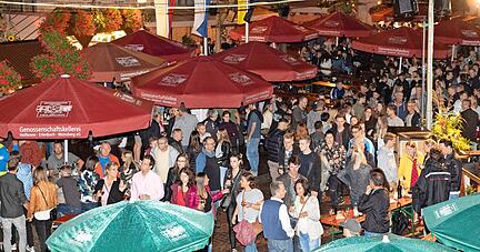 Bereits zum 45. Mal kommen G&auml;ste aus Erlenbach und der ganzen Region am Wochenende zum Weinfest zusammen. 150 Kaybergweine erwarten sie dort. Los geht das Fest kommenden Freitag um 18 Uhr auf dem Rathausplatz.
Foto: Andreas Veigel