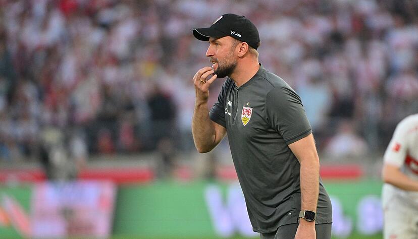 Trainer Sebastian Hoeneß steht mit dem VfB Stuttgart kurz vor dem Einzug in die Champions League.