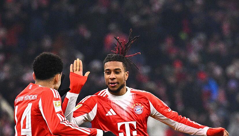 Ein Duo wie einst Robben und Rib&eacute;ry: Michael Olise (r) und Luis D&iacute;az.