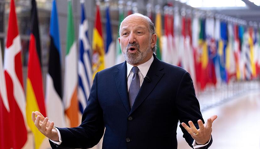 US-Handelsminister Howard Lutnick in Brüssel.