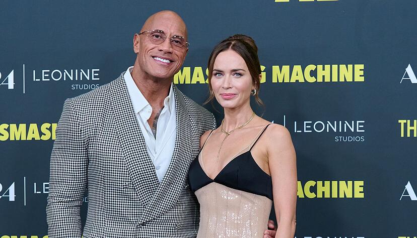 Dwayne Johnson und Emily Blunt mussten sich f&uuml;r den Dreh emotionalen Herausforderungen stellen. (Foto aktuell)