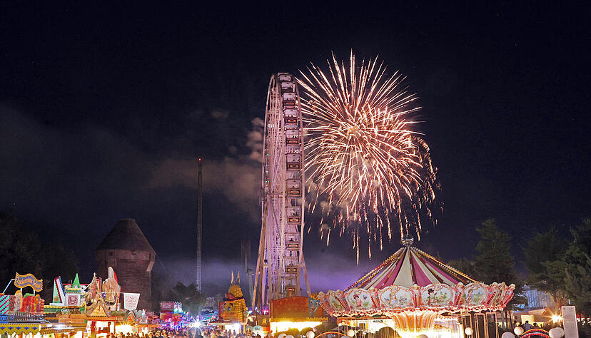 Heilbronner Volksfest: Feuerwerk-Finale am Sonntagabend